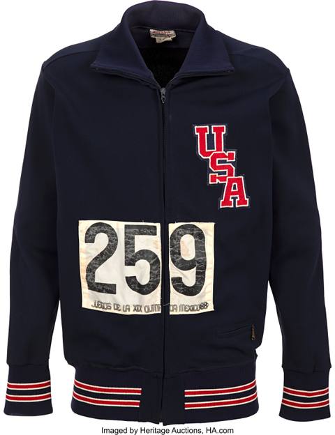 John Carlos "Black Power" Salute Worn USA Track Jacket 
