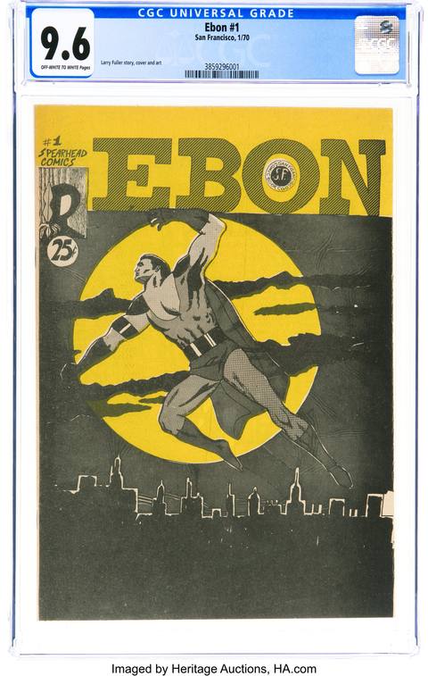 Ebon #1 (1970) CGC NM+ 9.6