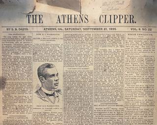 The Athens Clipper: Booker T. Washington’s 1895 Atlanta Exposition Speech
