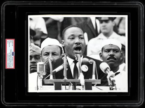 Martin Luther King "I Have A Dream" Speech Type I Original Photo