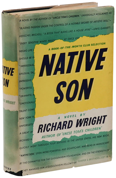 Native Son, Richard Wright, 1940, First Edition