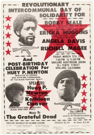 Grateful Dead x Black Panther Party 1971 Oakland Poster