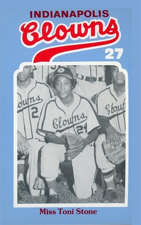 1976 Laughlin Indianapolis Clowns Toni Stone Card #27