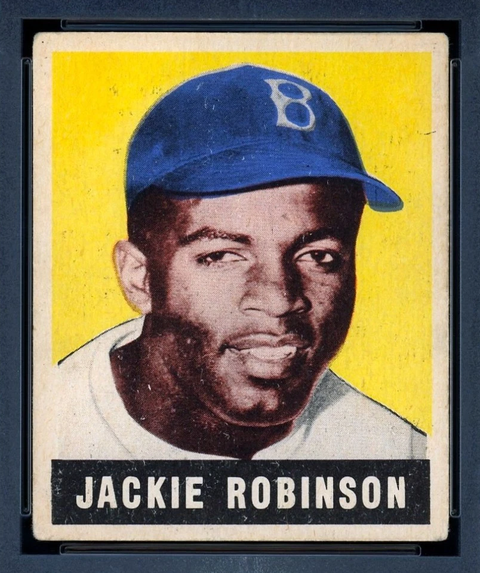 Jackie Robinson 1948 Leaf #79 Rookie Card
