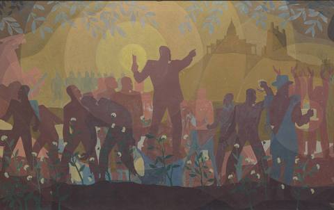 Aaron Douglas, Aspects of Negro Life: From Slavery Through Reconstruction (1934)