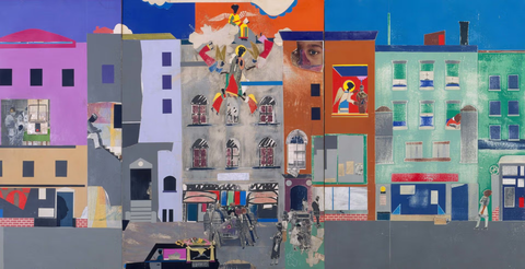 Romare Bearden – The Block (1971)