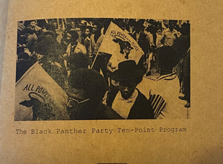 Black Panther Party Ten-Point Program Broadside (Original Printing)