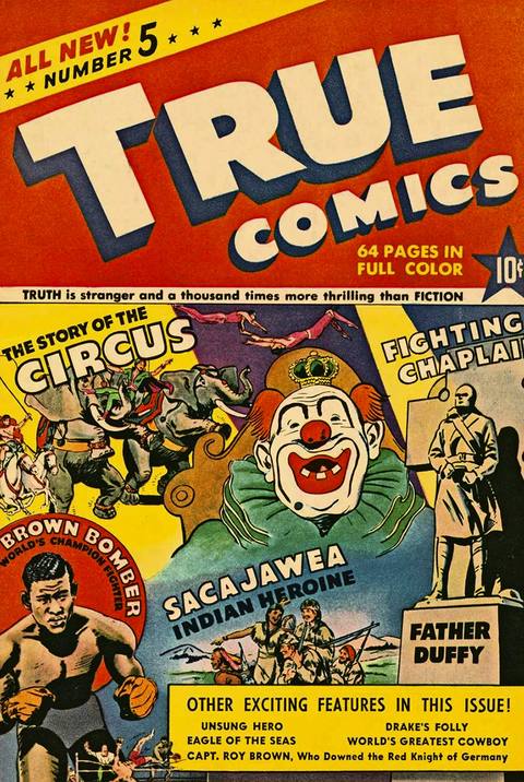 True Comics #5 (1941) cover